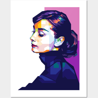 Audrey hepburn WPAP Pop Art Posters and Art